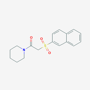 2-(Naphthalen-2-ylsulfonyl)-1-(piperidin-1-yl)ethanone