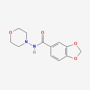 N-(morpholin-4-yl)-1,3-benzodioxole-5-carboxamide