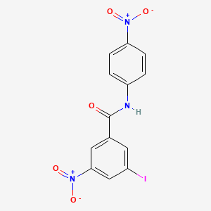 3-iodo-5-nitro-N-(4-nitrophenyl)benzamide