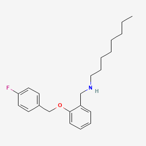 N-{2-[(4-fluorobenzyl)oxy]benzyl}octan-1-amine