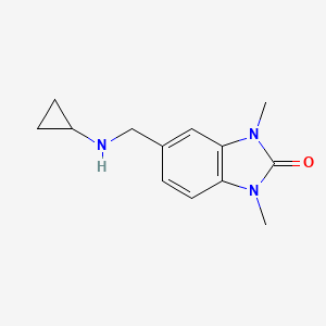 5-[(cyclopropylamino)methyl]-1,3-dimethyl-1,3-dihydro-2H-benzimidazol-2-one