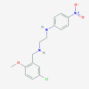 N-(5-chloro-2-methoxybenzyl)-N'-(4-nitrophenyl)ethane-1,2-diamine