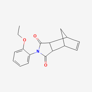 3a,4,7,7a-Tetrahydro-2-(2-ethoxyphenyl)-4,7-methano-1H-isoindole-1,3(2H)-dione