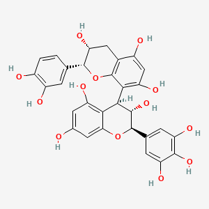 molecular formula C30H26O13 B1248165 Gallocatechin-(4alpha->8)-epicatechin CAS No. 79199-56-7