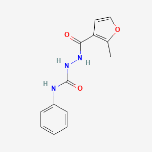 2-[(2-methylfuran-3-yl)carbonyl]-N-phenylhydrazinecarboxamide