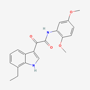 N-(2,5-dimethoxyphenyl)-2-(7-ethyl-1H-indol-3-yl)-2-oxoacetamide