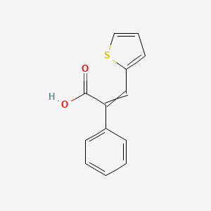 2-Phenyl-3-(thiophen-2-yl)acrylic acid