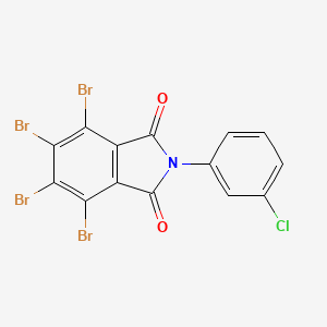 4,5,6,7-Tetrabromo-2-(3-chlorophenyl)isoindole-1,3-dione