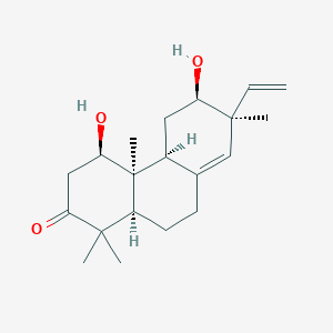 molecular formula C20H30O3 B1248169 lecheronol A 