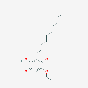 molecular formula C19H30O4 B1248173 5-O-ethyl embelin 