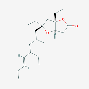 molecular formula C21H36O3 B1248174 Plakortone C 