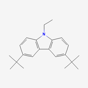 molecular formula C22H29N B12481755 3,6-di-tert-butyl-9-ethyl-9H-carbazole 