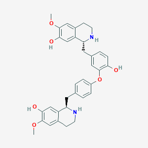 molecular formula C34H36N2O6 B1248176 Lindoldhamine (R,R) 