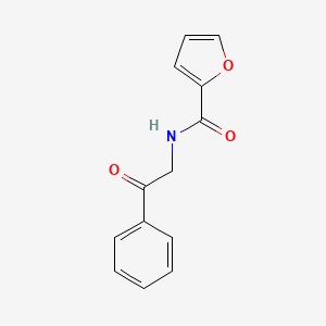 molecular formula C13H11NO3 B12481761 N-(2-oxo-2-phenylethyl)furan-2-carboxamide 