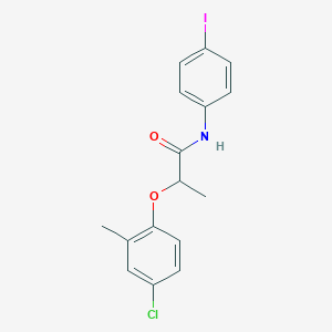 2-(4-chloro-2-methylphenoxy)-N-(4-iodophenyl)propanamide