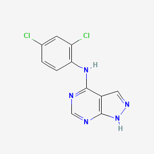 N-(2,4-dichlorophenyl)-2H-pyrazolo[3,4-d]pyrimidin-4-amine