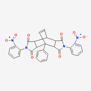 2,6-bis(2-nitrophenyl)-4-phenylhexahydro-4,8-ethenopyrrolo[3,4-f]isoindole-1,3,5,7(2H,6H)-tetrone