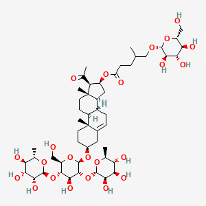 molecular formula C51H82O23 B1248186 Hypoglaucin G 