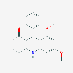 6,8-dimethoxy-9-phenyl-3,4,9,10-tetrahydroacridin-1(2H)-one