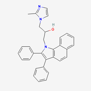 1-(2,3-diphenyl-1H-benzo[g]indol-1-yl)-3-(2-methyl-1H-imidazol-1-yl)propan-2-ol