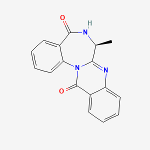 molecular formula C17H13N3O2 B1248195 Circumdatin F 