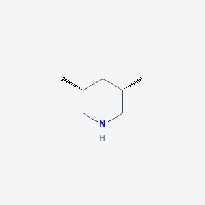 molecular formula C7H15N B012482 cis-3,5-Dimethylpiperidine CAS No. 14446-75-4