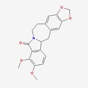 molecular formula C20H19NO5 B1248200 Lennoxamine CAS No. 95530-38-4