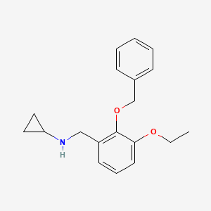 N-[2-(benzyloxy)-3-ethoxybenzyl]cyclopropanamine