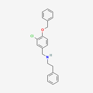 N-[4-(benzyloxy)-3-chlorobenzyl]-2-phenylethanamine