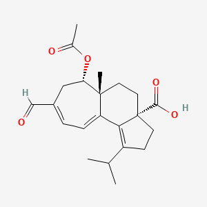 molecular formula C22H28O5 B1248205 粗糙菌素E 