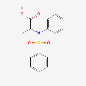 (2R)-2-(N-phenylbenzenesulfonamido)propanoic acid