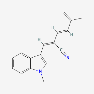molecular formula C17H16N2 B1248221 brasilidine A 