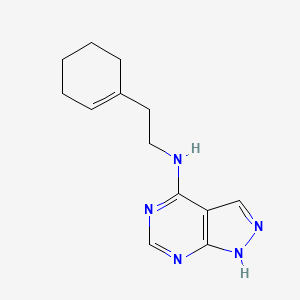 N-[2-(cyclohex-1-en-1-yl)ethyl]-2H-pyrazolo[3,4-d]pyrimidin-4-amine