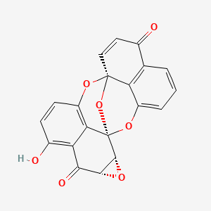 molecular formula C20H10O7 B1248223 Preussomerin G 