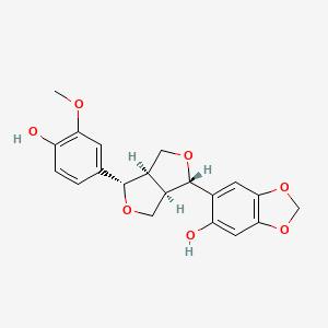 molecular formula C20H20O7 B1248224 6-Hydroxypiperitol 