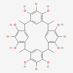 15,35,55,75-Tetrabromo-2,4,6,8-tetramethyl-1,3,5,7(1,3)-tetrabenzenacyclooctaphan-14,16,34,36,54,56,74,76-octaol