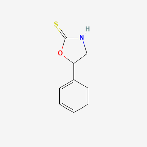 molecular formula C9H9NOS B1248230 5-Phenyl-2-oxazolidinethione CAS No. 3433-15-6