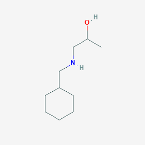 molecular formula C10H21NO B12482381 1-[(Cyclohexylmethyl)amino]propan-2-ol 