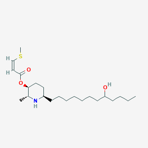 molecular formula C22H41NO3S B1248241 Uoamine B 