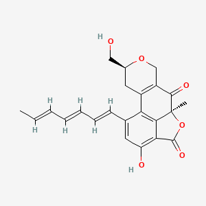 molecular formula C23H22O6 B1248242 Acetosellin 