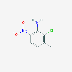 molecular formula C7H7ClN2O2 B12482517 2-Chloro-3-methyl-6-nitroaniline 