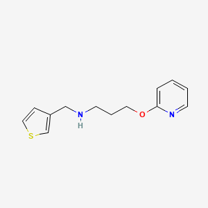 N-[3-(2-pyridinyloxy)propyl]-N-(3-thienylmethyl)amine