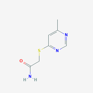 2-[(6-Methylpyrimidin-4-yl)sulfanyl]acetamide