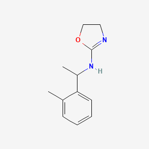 molecular formula C12H16N2O B12482707 N-[1-(2-methylphenyl)ethyl]-4,5-dihydro-1,3-oxazol-2-amine CAS No. 101932-32-5