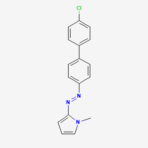 2-[(E)-(4'-chlorobiphenyl-4-yl)diazenyl]-1-methyl-1H-pyrrole