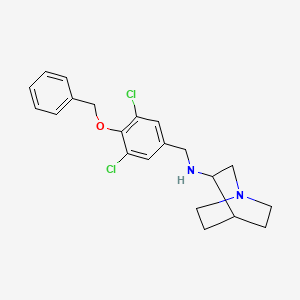 N-[4-(benzyloxy)-3,5-dichlorobenzyl]-1-azabicyclo[2.2.2]octan-3-amine