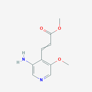 methyl (2E)-3-(3-amino-5-methoxypyridin-4-yl)prop-2-enoate