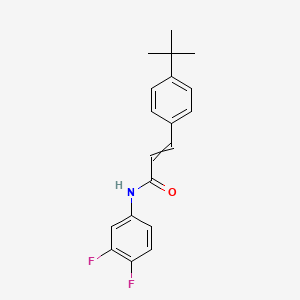 3-(4-tert-butylphenyl)-N-(3,4-difluorophenyl)prop-2-enamide