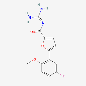 molecular formula C13H12FN3O3 B1248281 Unii-3PK8S2Z6AT 