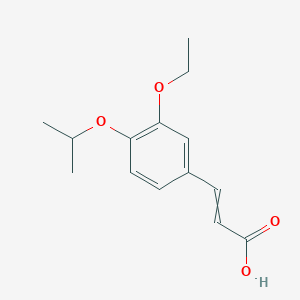 (2E)-3-(3-ethoxy-4-isopropoxyphenyl)prop-2-enoic acid